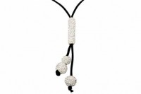 colar prata com swarovski
